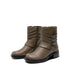 DAMEN KNÖCHELHOHE STIEFEL | SEITLICHER REISSVERSCHLUSS | KLOBIGER BLOCKABSATZ